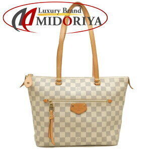 Louis Vuitton Damier Azur White Iena Tote Bag Rose Pink Ballerine